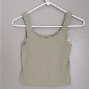 H&M Sport Ribbed Active Tank Top